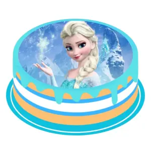 Cialda per torta Frozen tonda o rettangolare